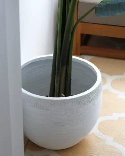 Vaso per piante ZAKROS 38 cm Bianco