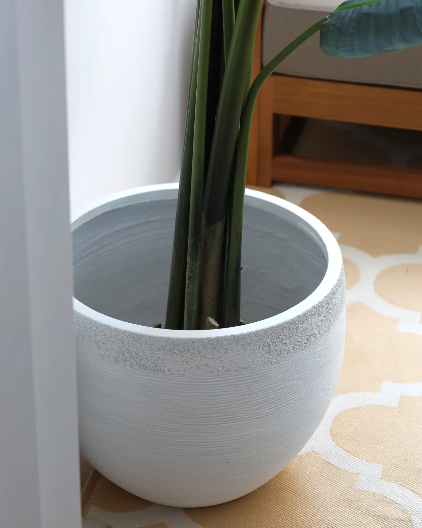Vaso per piante ZAKROS 38 cm Bianco