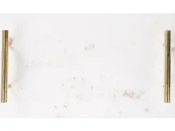 Vassoio da portata DIMARI Pietra Marmo bianco