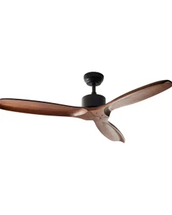 Ventilatore a soffitto ARANI con telecomando Marrone scuro