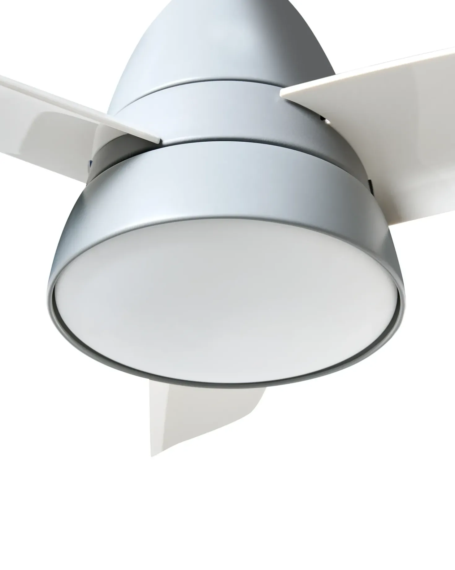 Ventilatore a soffitto con luce STRAWBERRY con telecomando LED Grigio