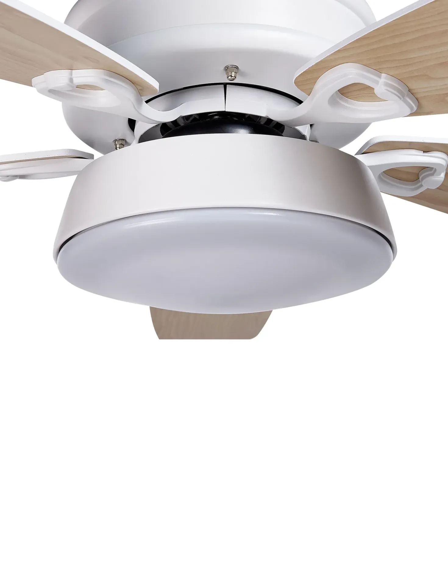 Ventilatore a soffitto con luce LOGAN con telecomando LED Bianco