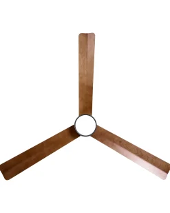 Ventilatore a soffitto con luce JEREMY con telecomando LED Marrone