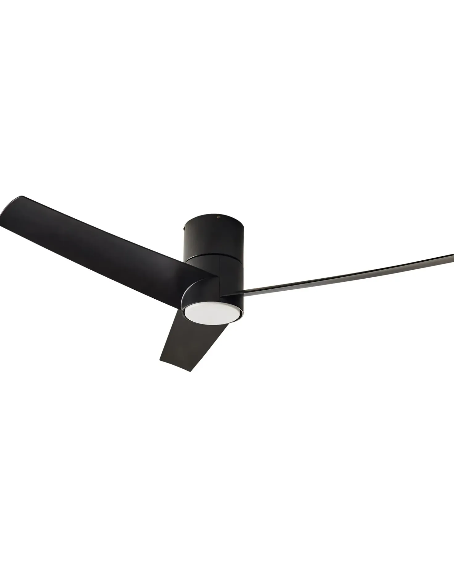 Ventilatore a soffitto con luce CANETE con telecomando LED Nero