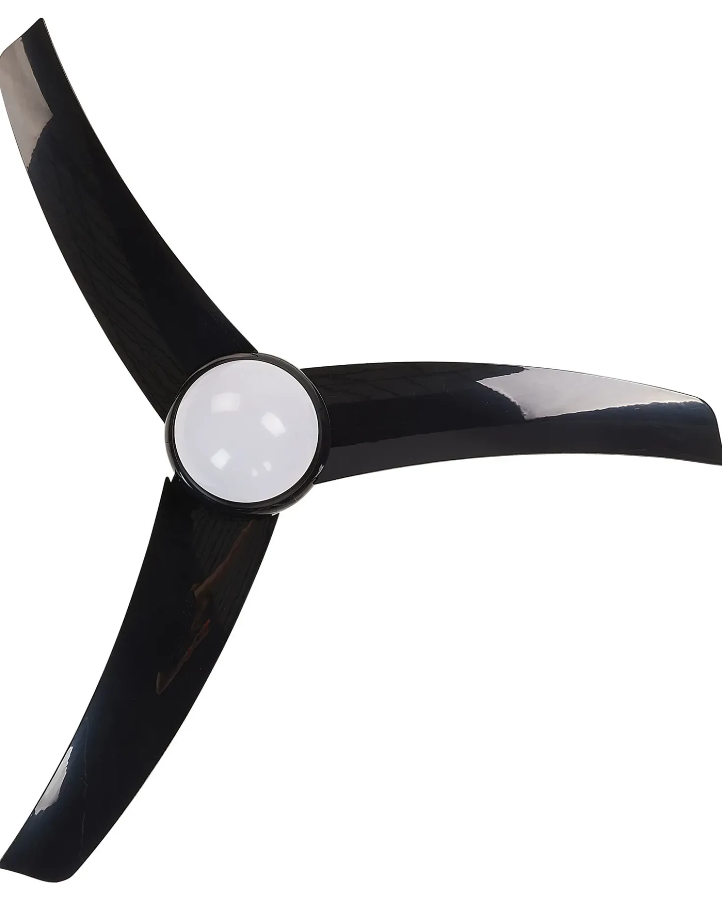 Ventilatore a soffitto con luce JIBOA con telecomando Nero