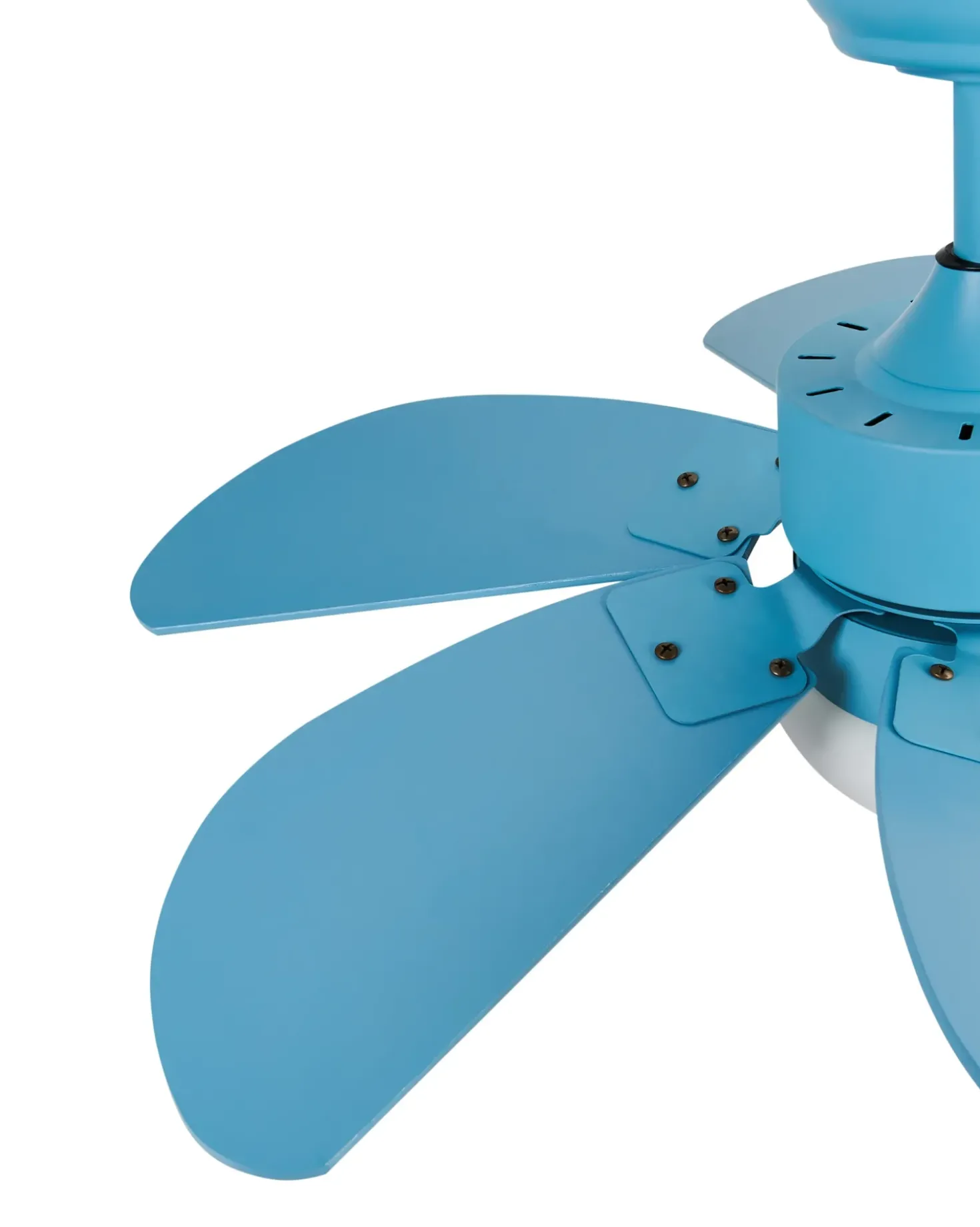 Ventilatore a soffitto con luce LOGAR con telecomando LED Blu