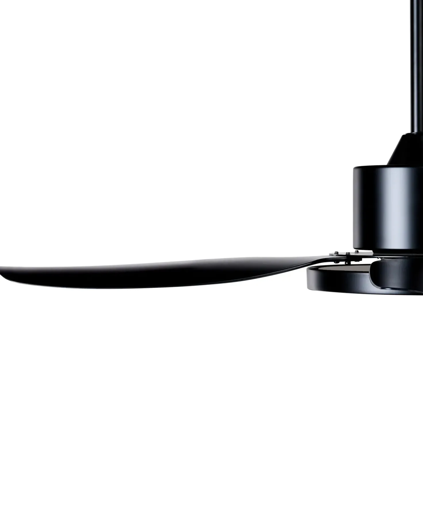 Ventilatore a soffitto con luce LOUVET con telecomando LED Nero