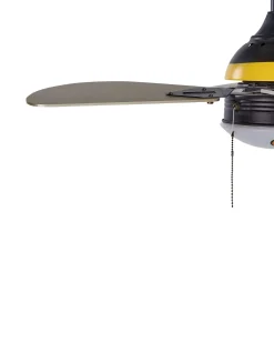 Ventilatore a soffitto con luce DOLORES LED Giallo