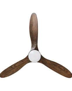 Ventilatore a soffitto con luce MOYAR con telecomando LED Marrone scuro