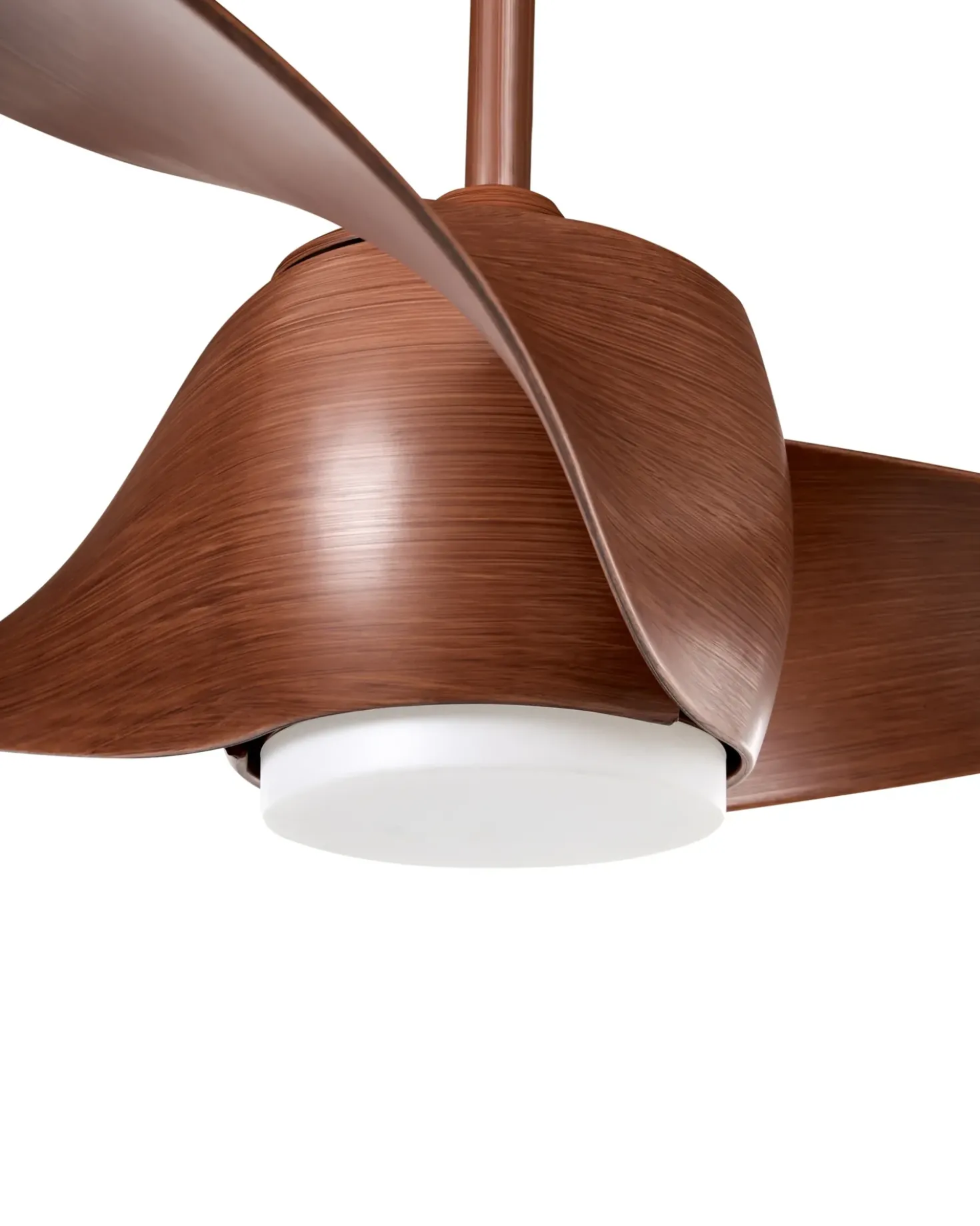 Ventilatore a soffitto con luce PARIA con telecomando Marrone