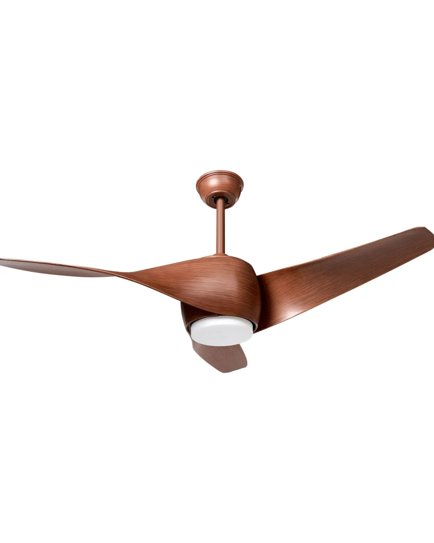 Ventilatore a soffitto con luce PARIA con telecomando Marrone