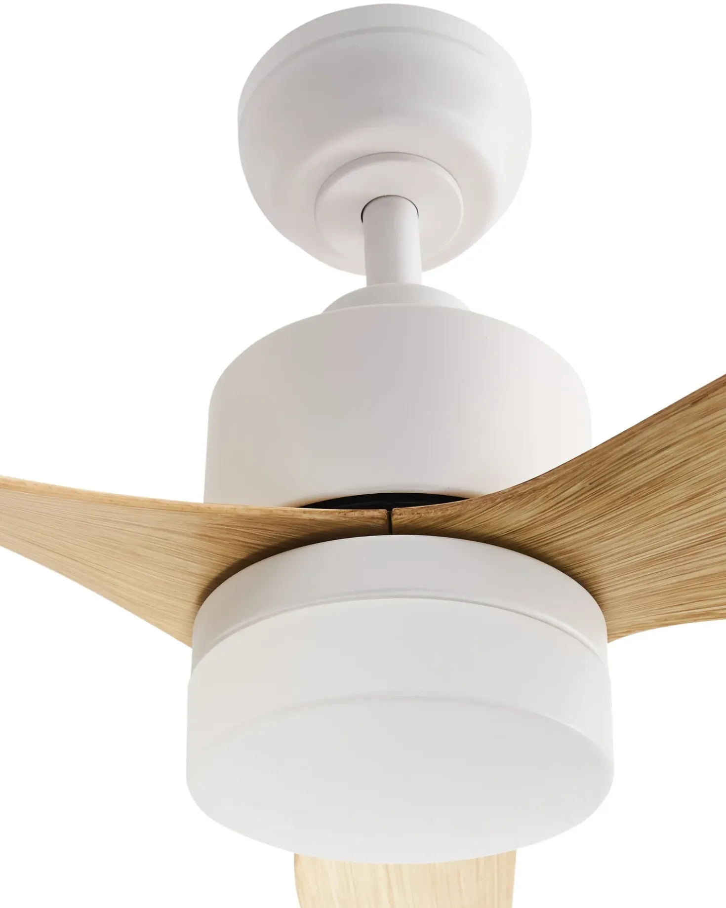 Ventilatore a soffitto con luce ANDERSON con telecomando LED Marrone chiaro