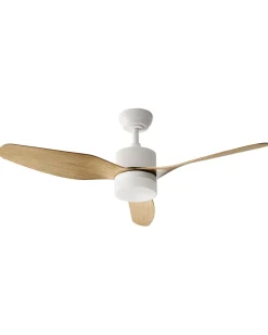 Ventilatore a soffitto con luce ANDERSON con telecomando LED Marrone chiaro