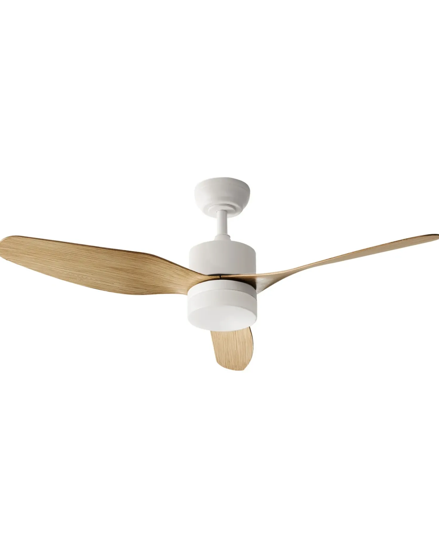 Ventilatore a soffitto con luce ANDERSON con telecomando LED Marrone chiaro
