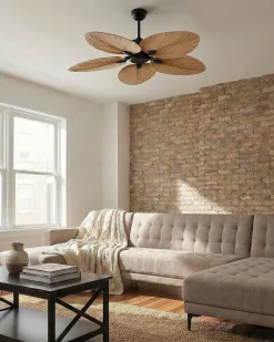 Ventilatore a soffitto MAMMOTH con telecomando Naturale