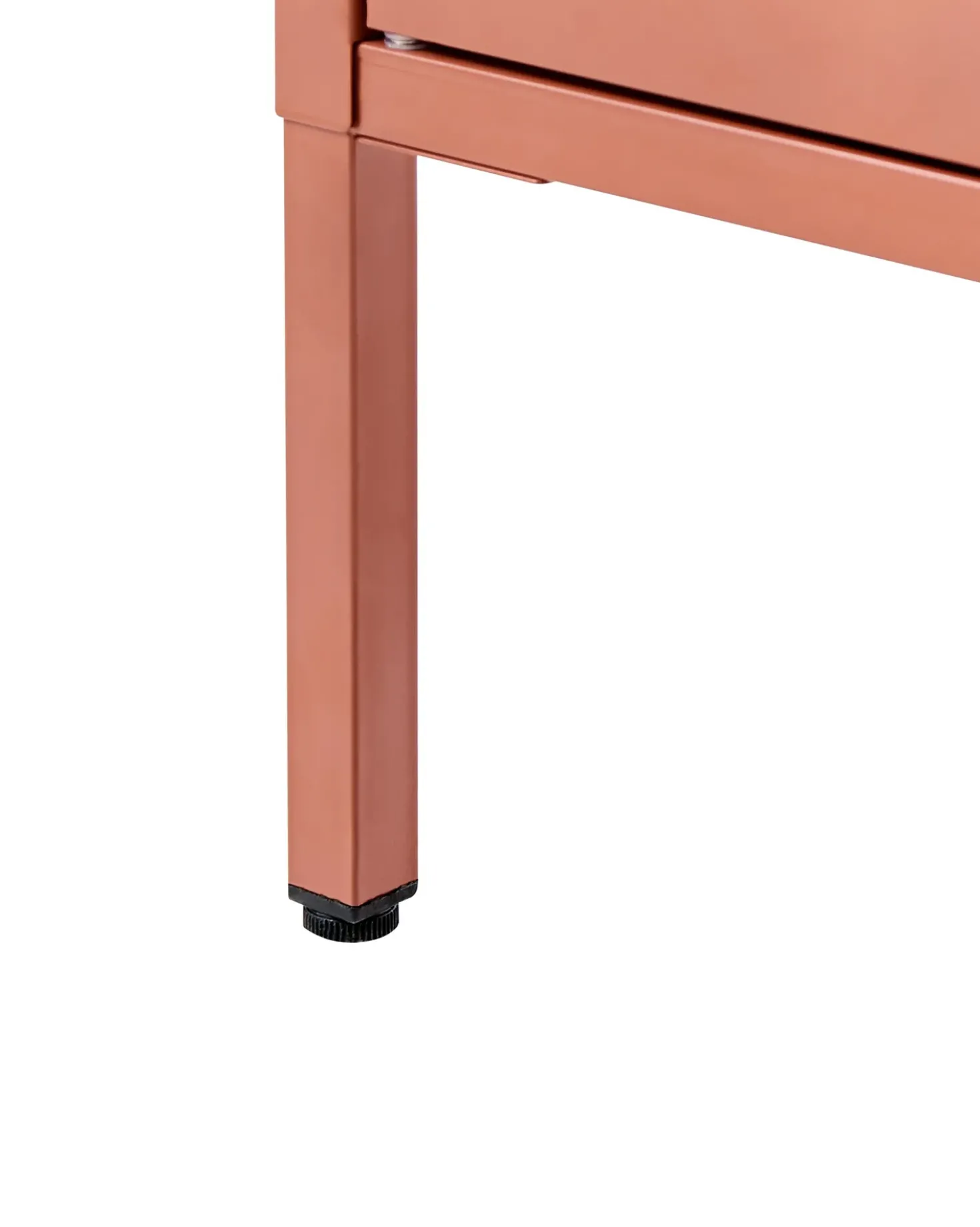 Vetrina con illuminazione a LED HARTY Metallo 80 cm Marrone dorato