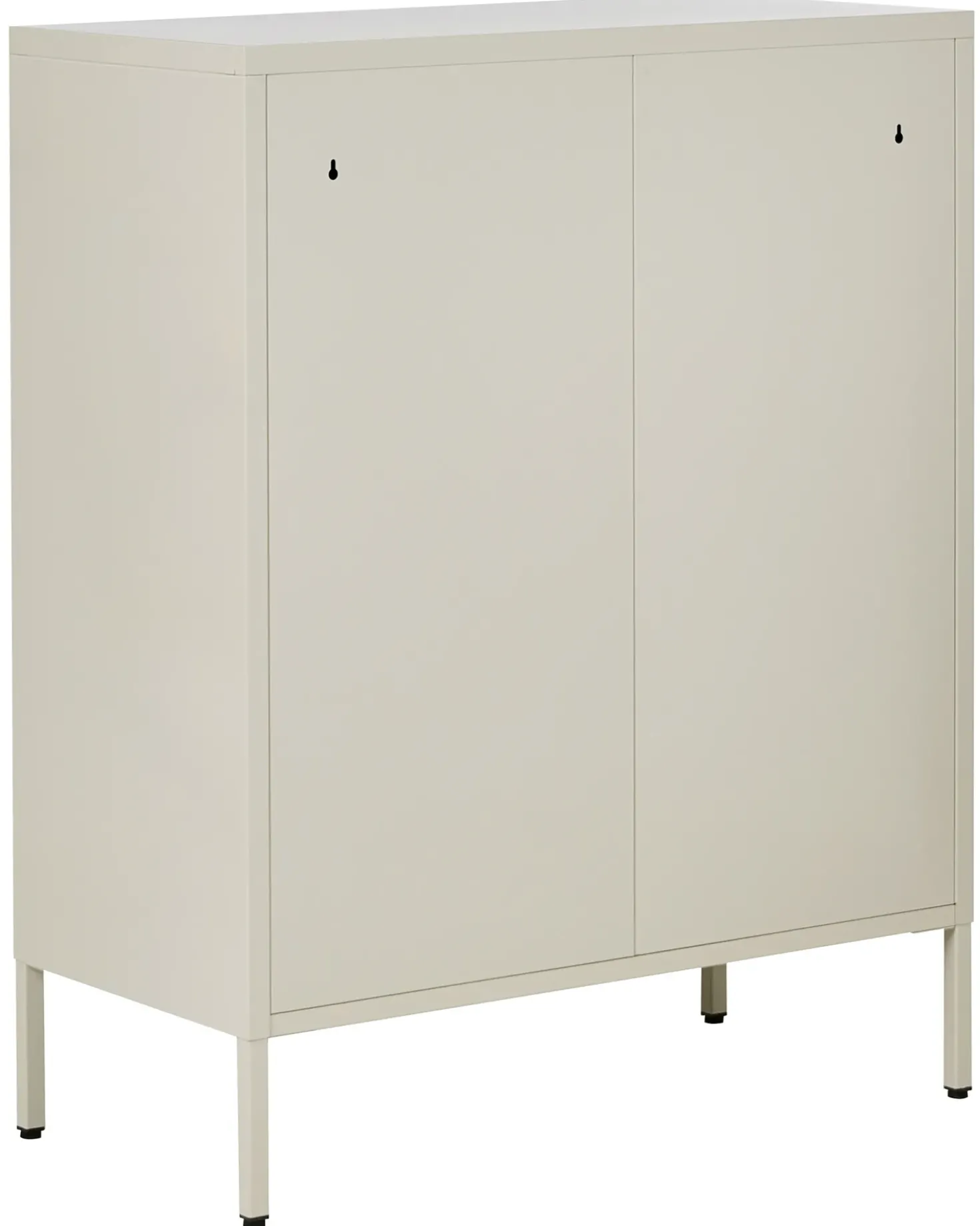 Vetrina in vetro ESHOLT Metallo 80 cm Beige chiaro