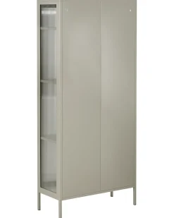 Vetrina in vetro GLEORA Metallo Beige chiaro