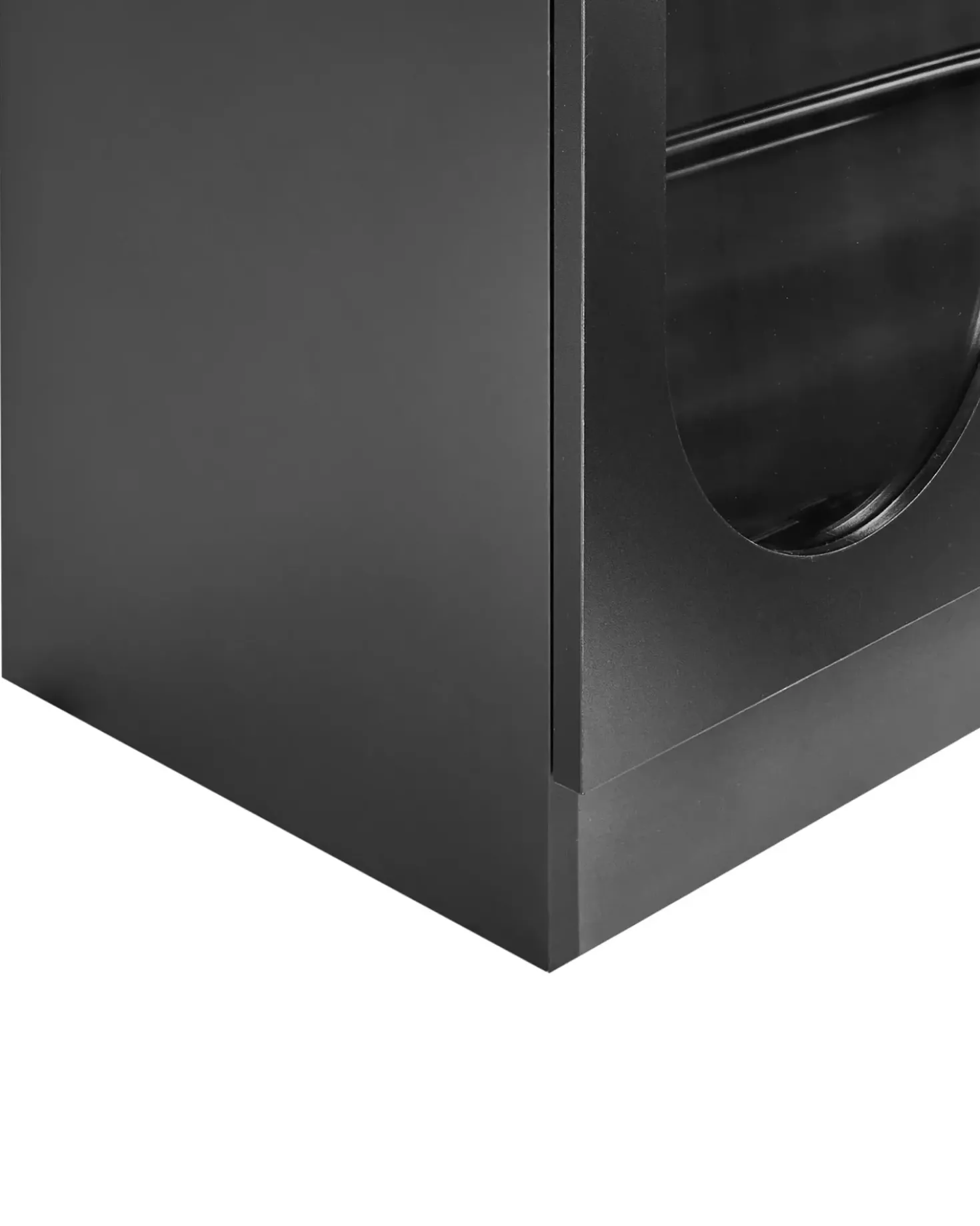 Vetrina in vetro LANGFORD 100 cm Nero