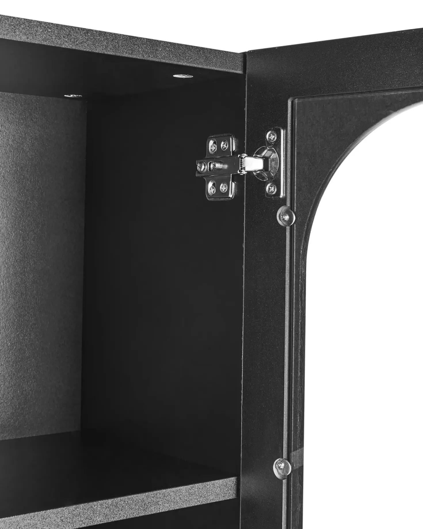 Vetrina in vetro LANGFORD 100 cm Nero