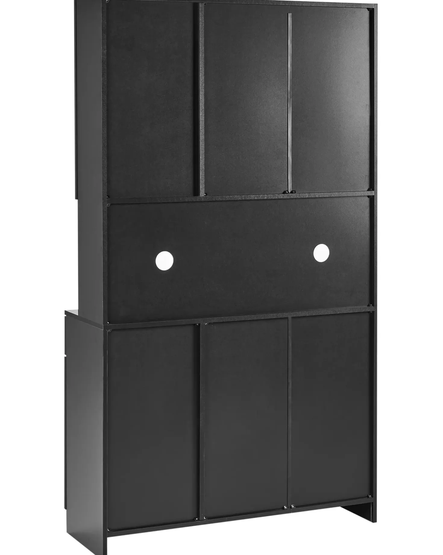 Vetrina in vetro LANGFORD 100 cm Nero