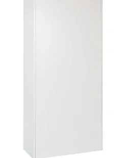Vetrina in vetro MALACHITE Metallo 90 cm Bianco