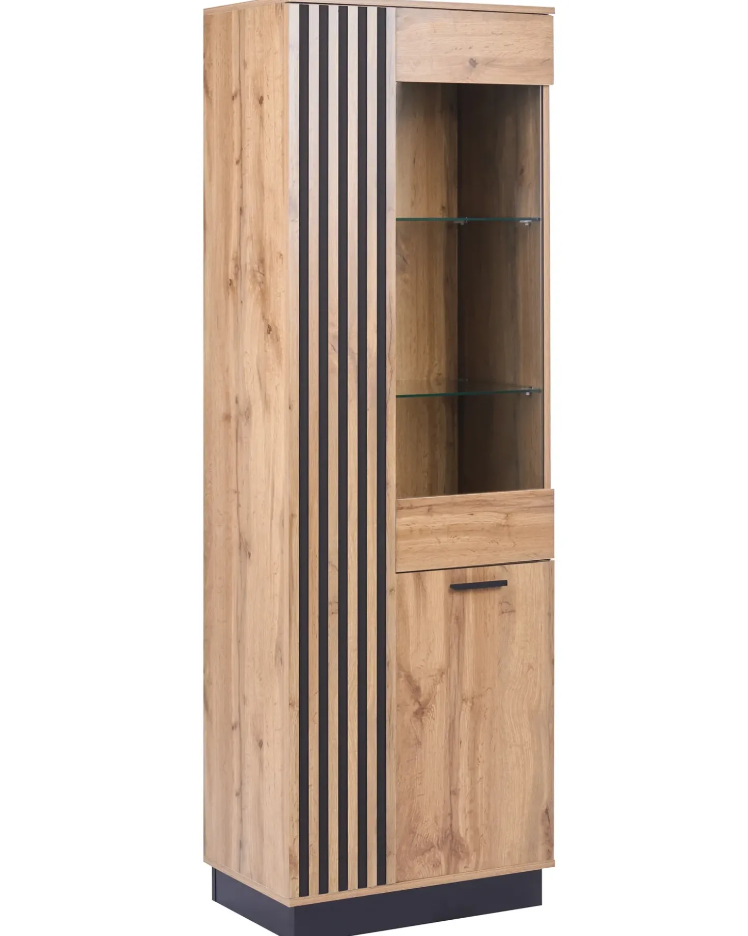 Vetrina in vetro MANAIA 60 cm Marrone