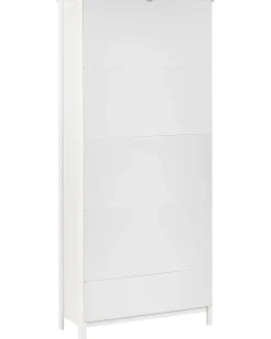 Vetrina in vetro NORNALUP 80 cm Bianco