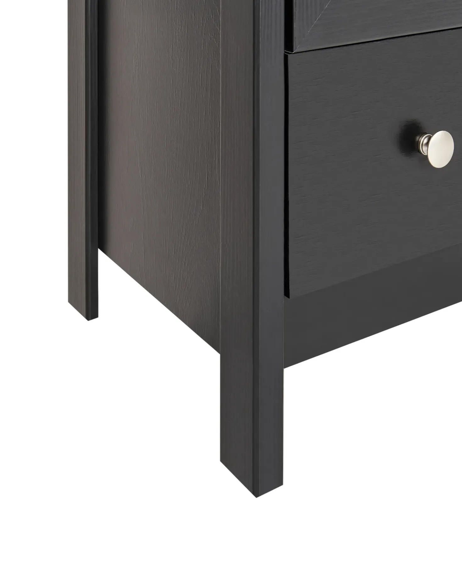 Vetrina in vetro NORNALUP 80 cm Nero