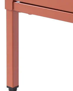 Vetrina in vetro OXTED Metallo 80 cm Marrone dorato