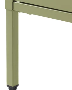 Vetrina in vetro OXTED Metallo 80 cm Verde