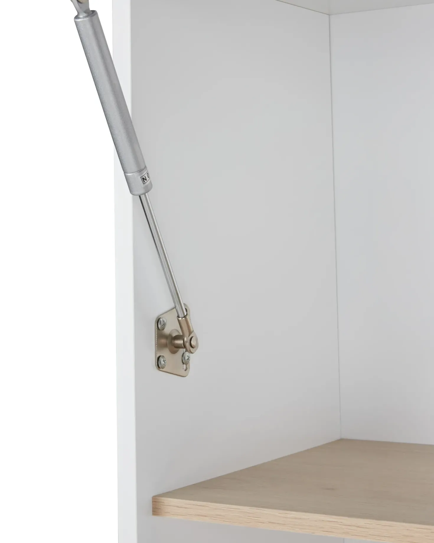 Vetrina in vetro PARLIN 82 cm Bianco