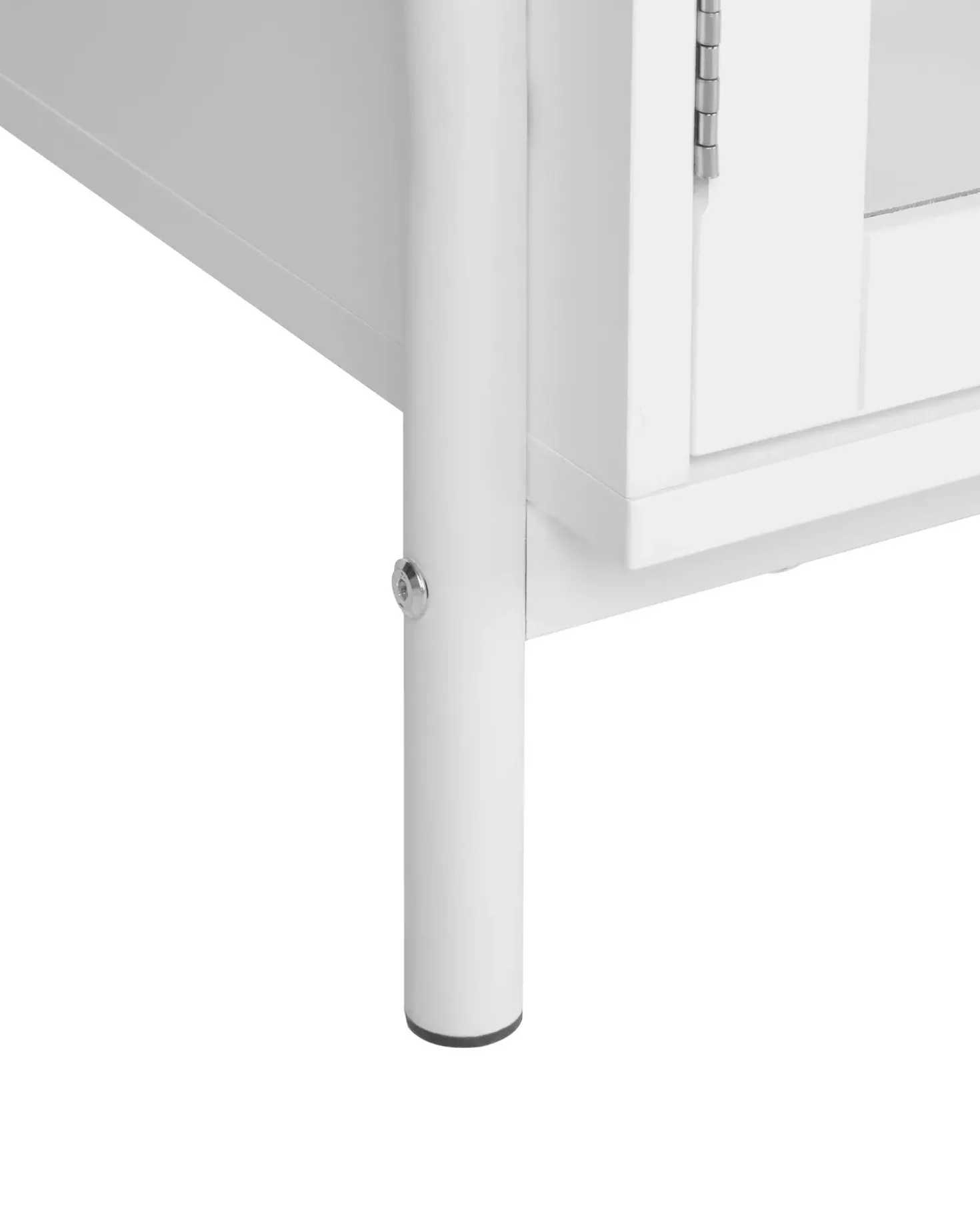 Vetrina in vetro PARLIN 82 cm Bianco