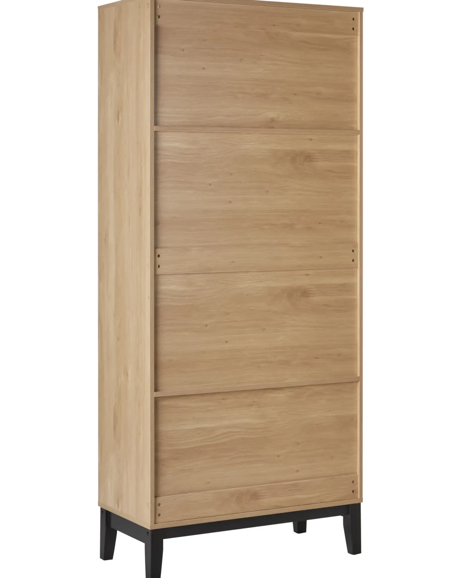 Vetrina in vetro RUMSON 80 cm Marrone chiaro