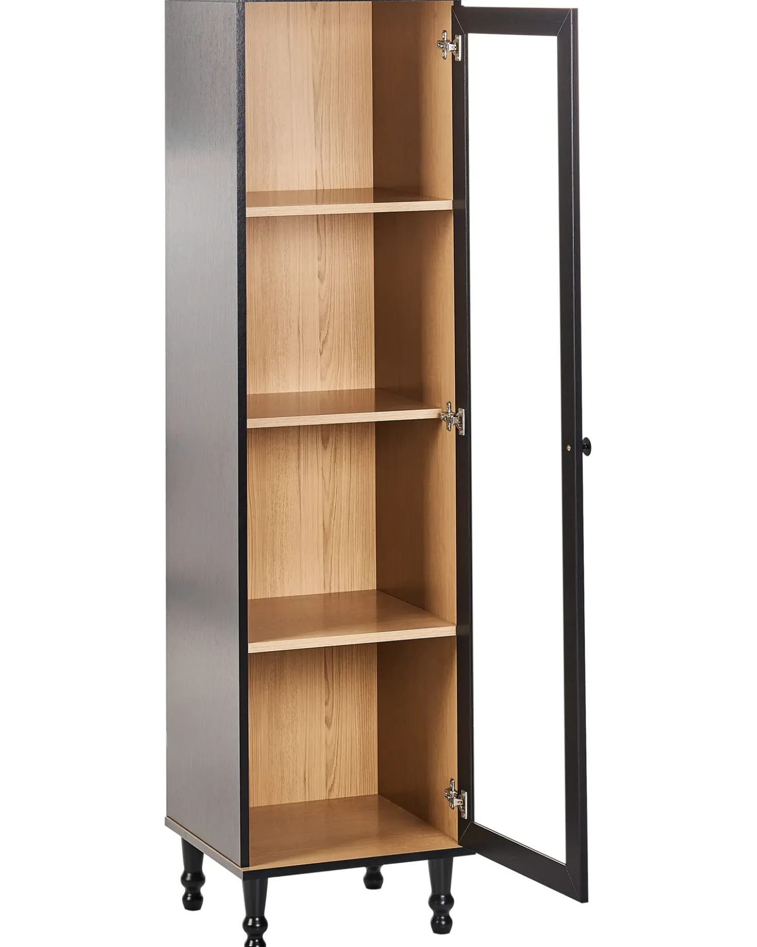 Vetrina in vetro TINGLEDALE 40 cm Nero