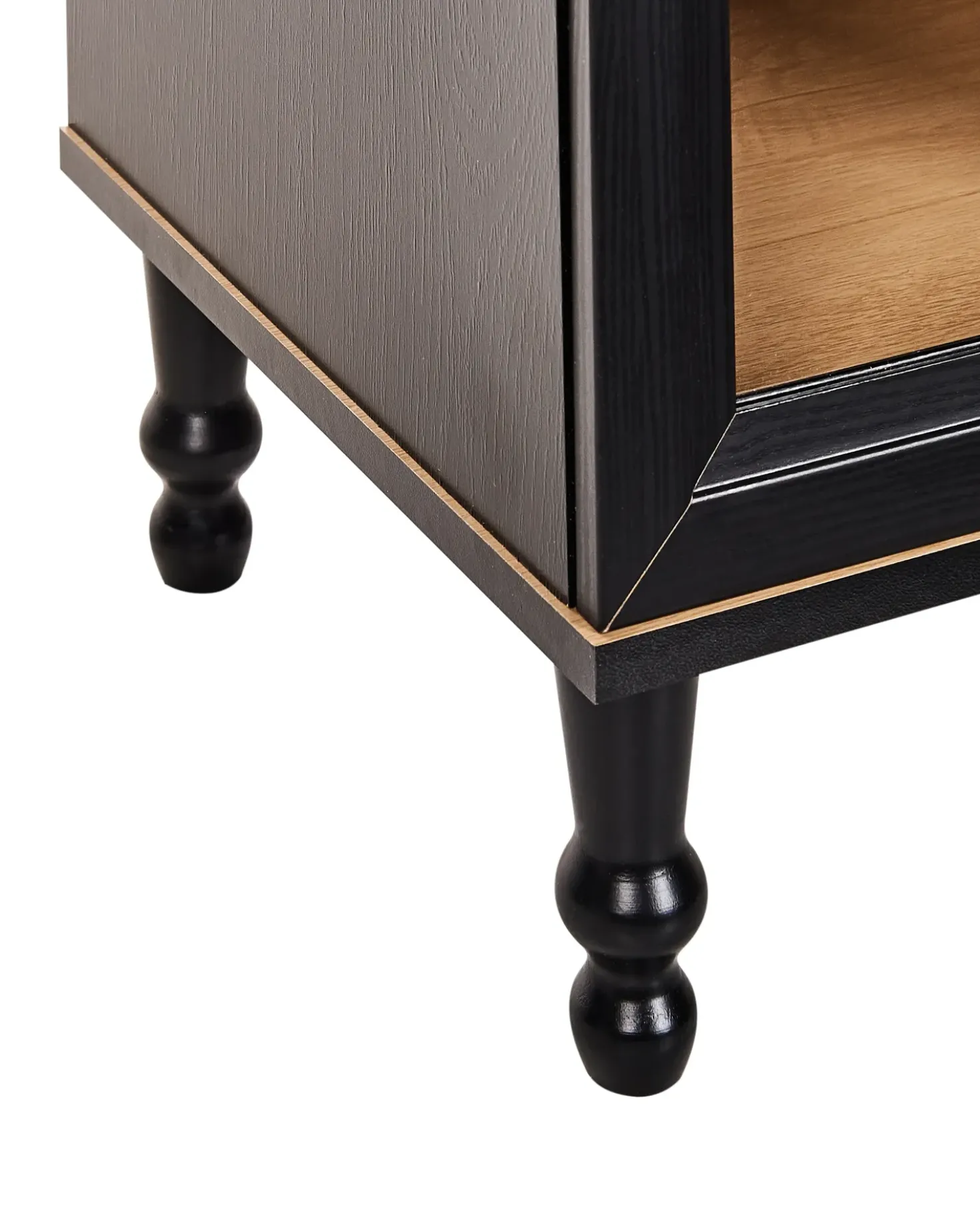 Vetrina in vetro TINGLEDALE 40 cm Nero