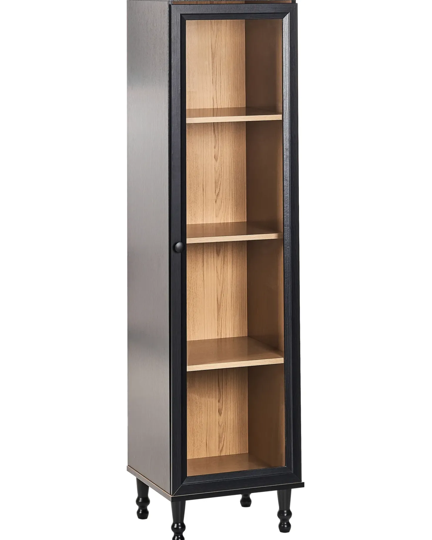 Vetrina in vetro TINGLEDALE 40 cm Nero