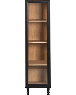 Vetrina in vetro TINGLEDALE 40 cm Nero