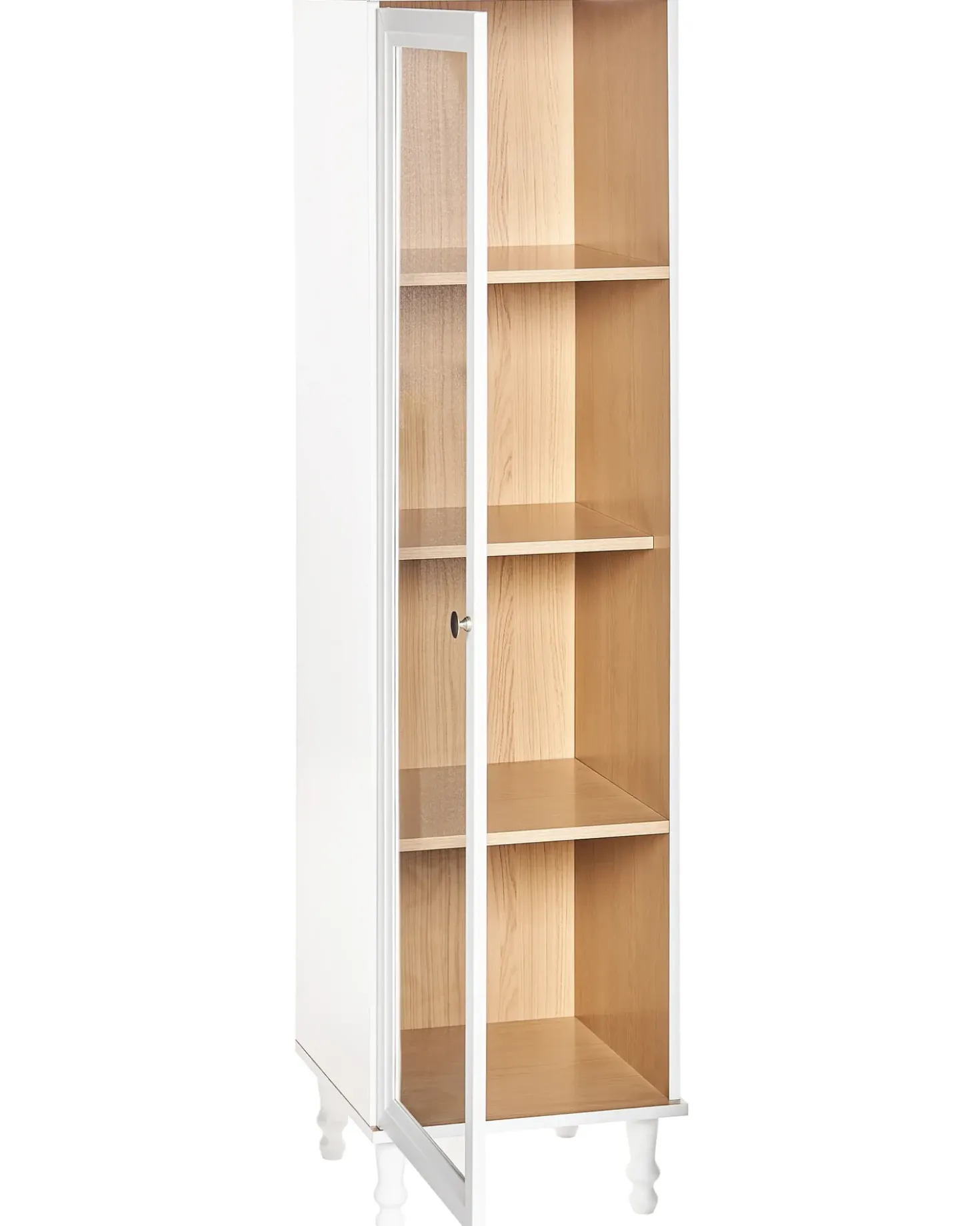 Vetrina in vetro TINGLEDALE 40 cm Bianco