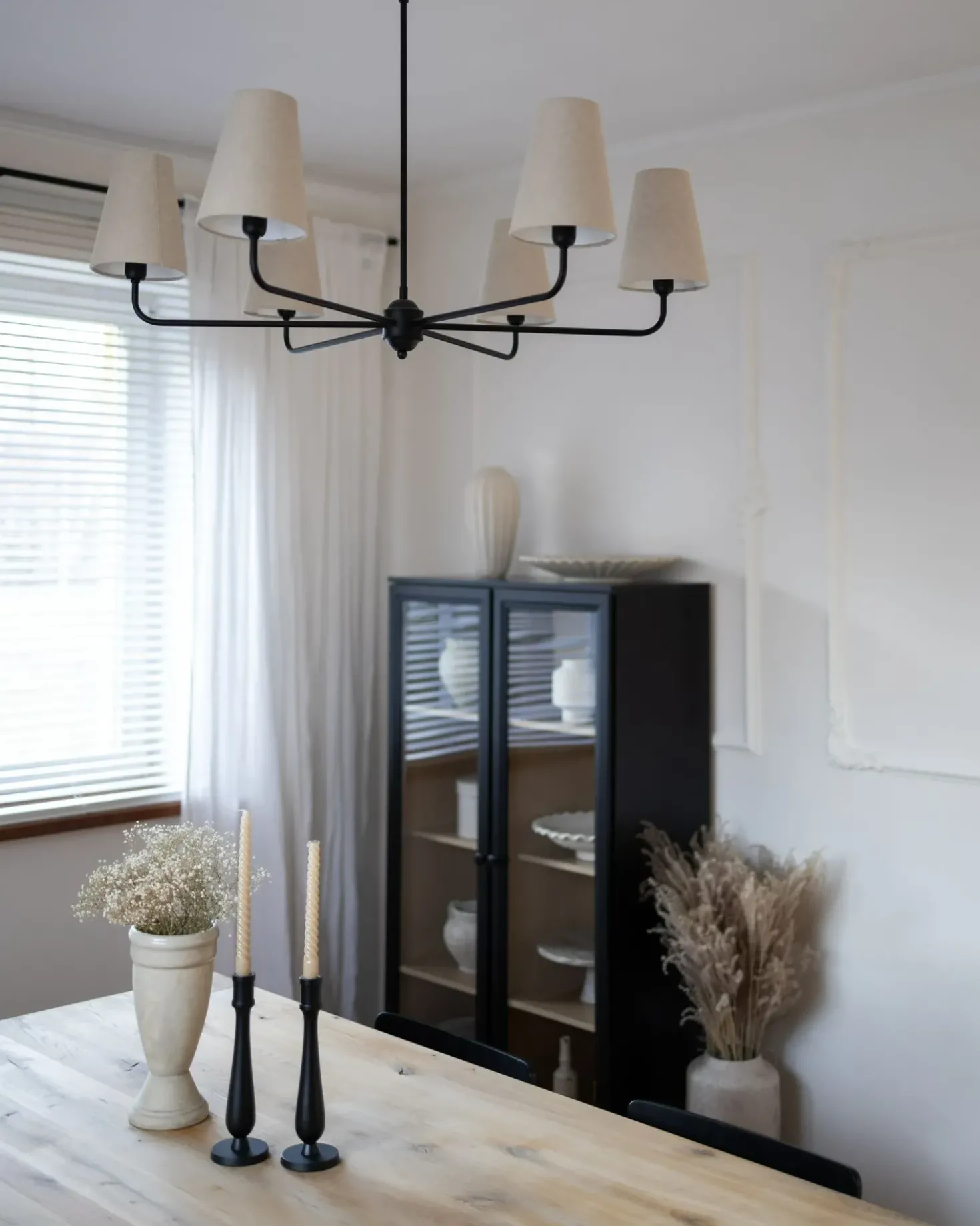 Vetrina in vetro TINGLEDALE 80 cm Nero