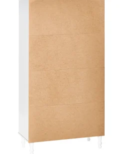 Vetrina in vetro TINGLEDALE 80 cm Bianco