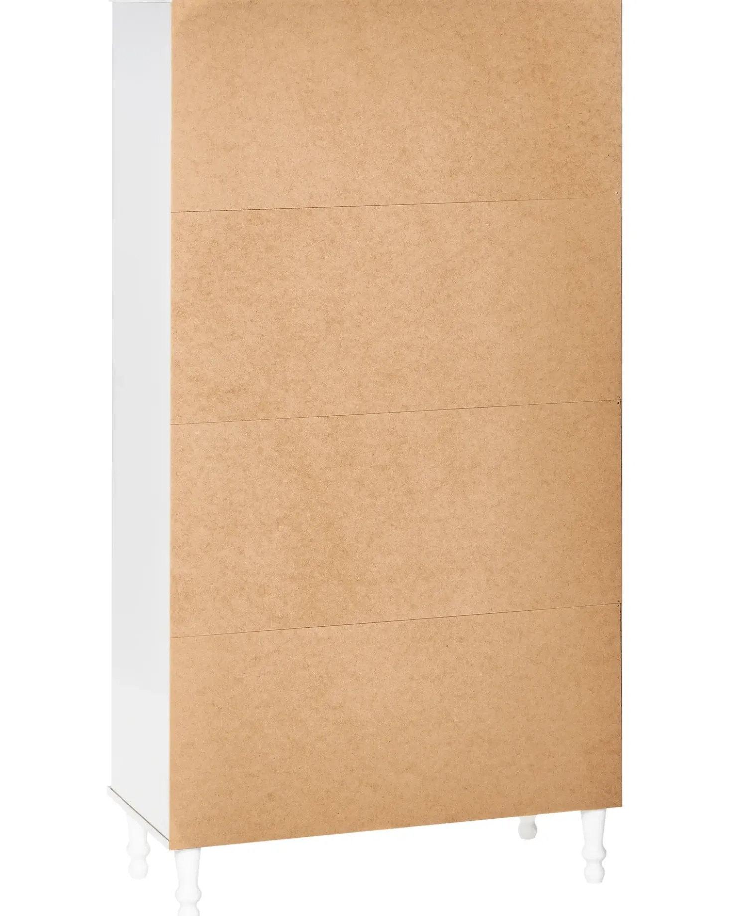 Vetrina in vetro TINGLEDALE 80 cm Bianco