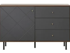 Vetrina PALMER Marrone scuro/Grigio